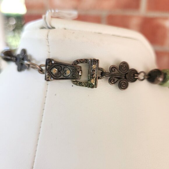 Turquoise Bead Necklace Statement Southwestern Natural Stone Jewelry 113.4 grams - Picture 8 of 8